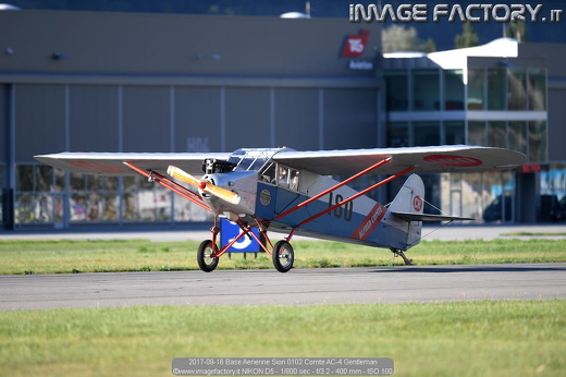 2017-09-16 Base Aerienne Sion 0102 Comte AC-4 Gentleman